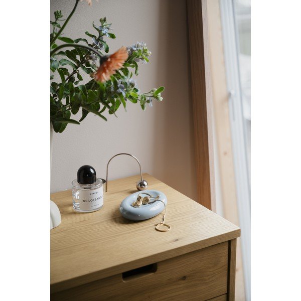 Credenza di colore naturale in rovere massiccio 45x92x38 cm Garrison – Rowico-image-3