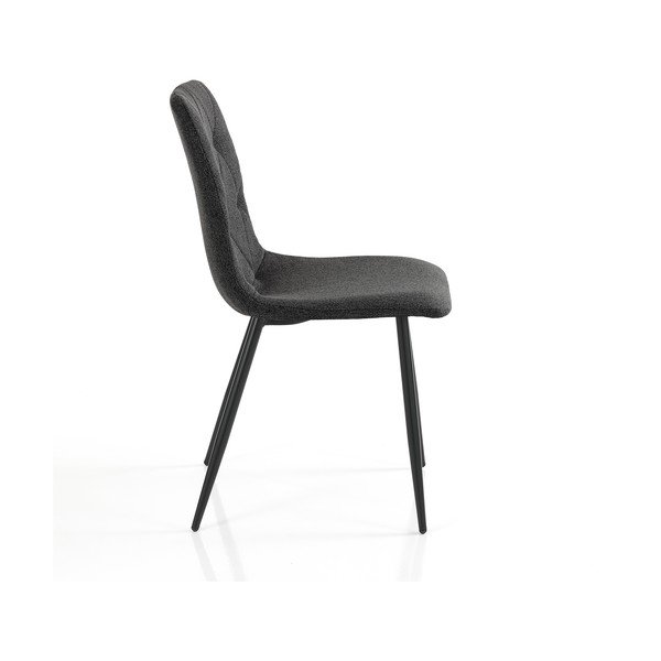 Sedie da pranzo in set nere 2 pz Mesh – Tomasucci-image-3
