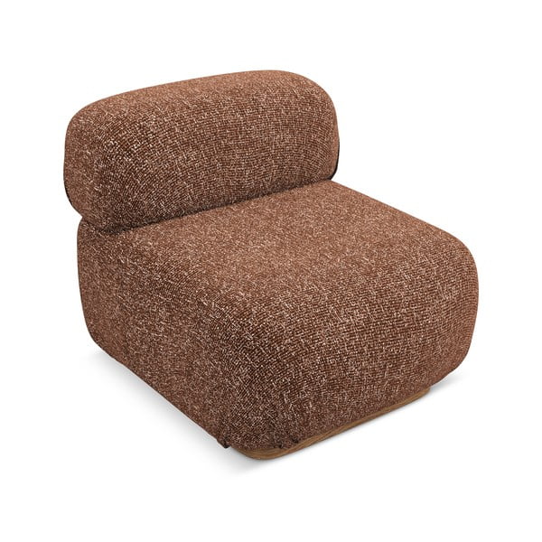 Parte divano componibile arancione/marrone Ailani – Makamii-image-3