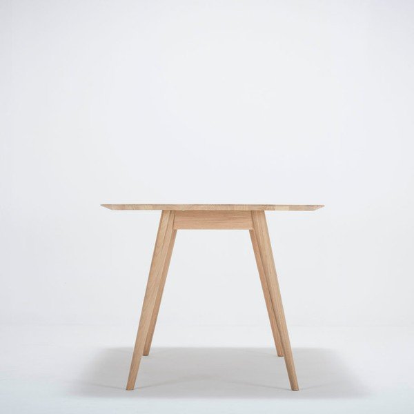 Tavolo da pranzo in legno di quercia, 140 x 90 cm Stafa - Gazzda-image-4