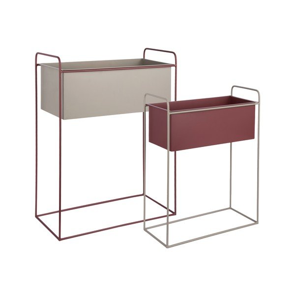 Set di supporti per fiori in metallo 2 pz (altezza totale 65 cm) Reina – PT LIVING