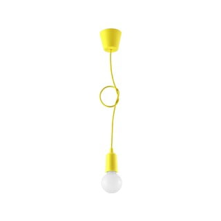Lampada a sospensione gialla ø 5 cm Rene - Nice Lamps