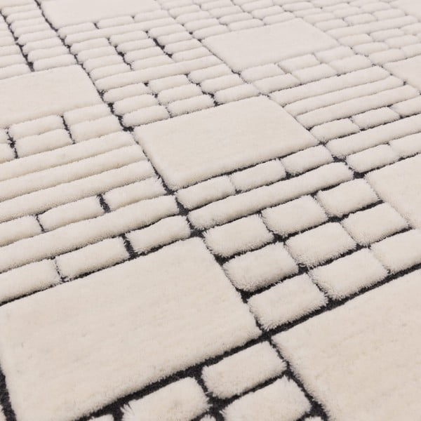 Tappeto in lana beige 170x120 cm Empire - Asiatic Carpets-image-3