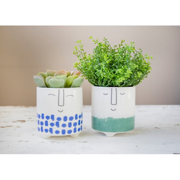 Coprivaso in ceramica ø 10 cm Happy Face - Kitchen Craft-image-1