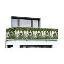 Schermo per balcone in plastica verde 500x85 cm - Maximex