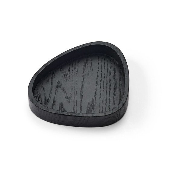 Scatola decorativa nera in legno 14x12,5x3 cm Curve S – LIND DNA-image-1