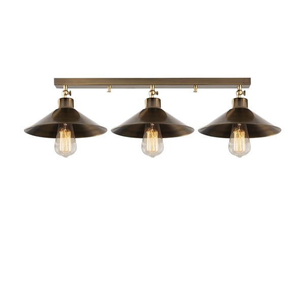 Lampada da soffitto color bronzo con paralume in metallo ø 24 cm Berceste - Opviq lights