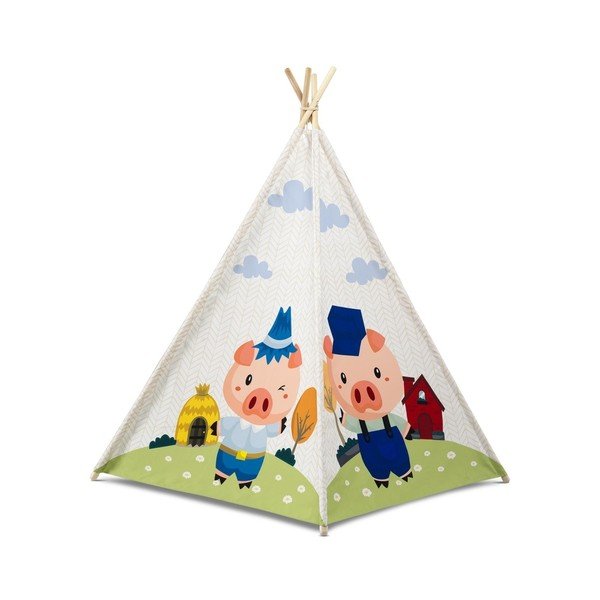 Bavlněné teepee Mr. Fox Little Pigs-image-1