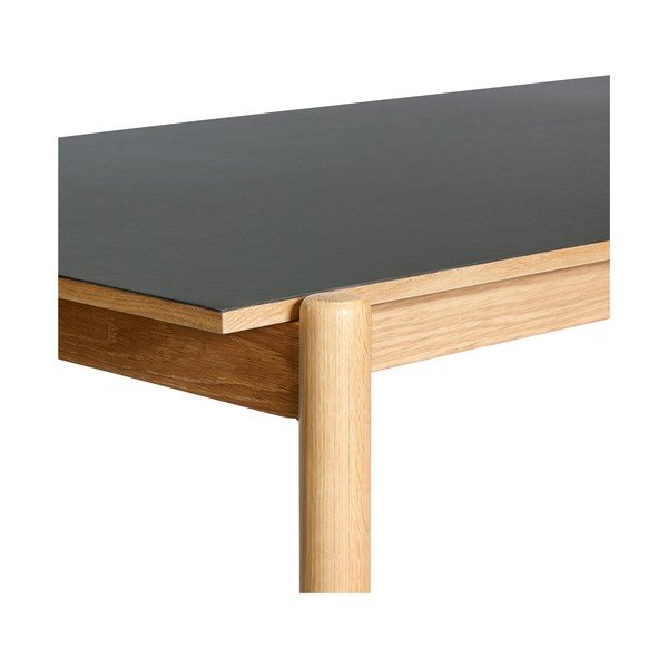 Tavolo da pranzo in rovere 107x190 cm Oblique - Hübsch-image-4