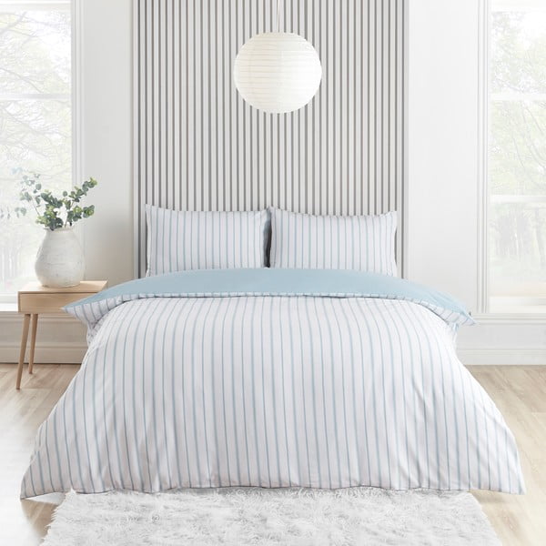 Set copripiumino e federa bianco e blu per letto matrimoniale e per letto esteso 230x220 cm Meadowsweet Floral – Catherine Lansfield-image-2