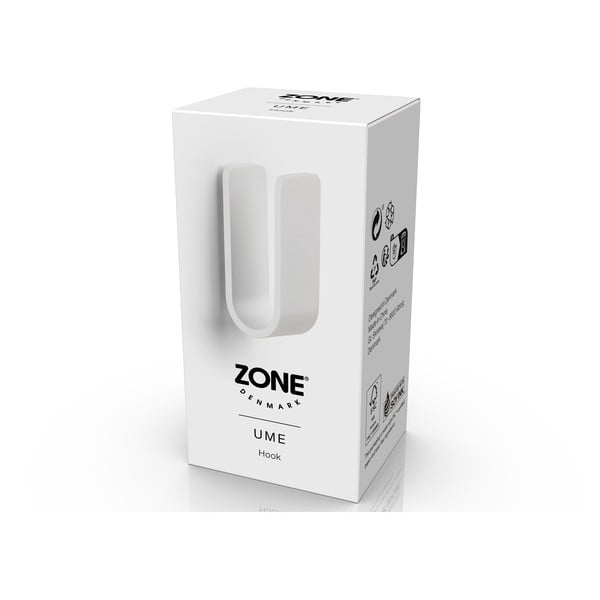 Gancio da parete bianco in metallo Ume – Zone-image-3