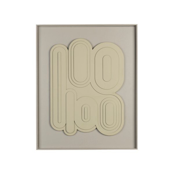 Dipinto in 3D con cornice inclusa 52x64 cm August – Zuiver