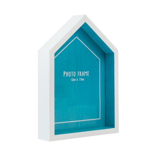 Modrý rám na fotografii ve tvaru plážové chaty Rex London Beach, 14 x 20 cm-image-1