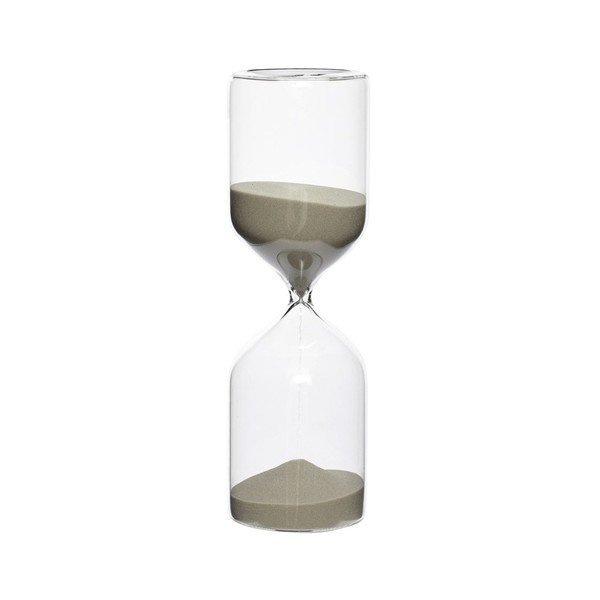 Clessidra con sabbia beige Margie, 60 minuti - Hübsch