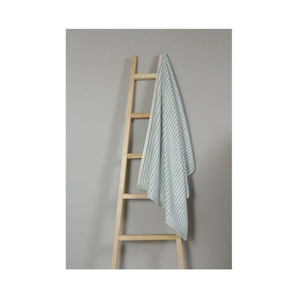 Světle modrý bavlněný ručník My Home Plus Bath, 75 x 135 cm