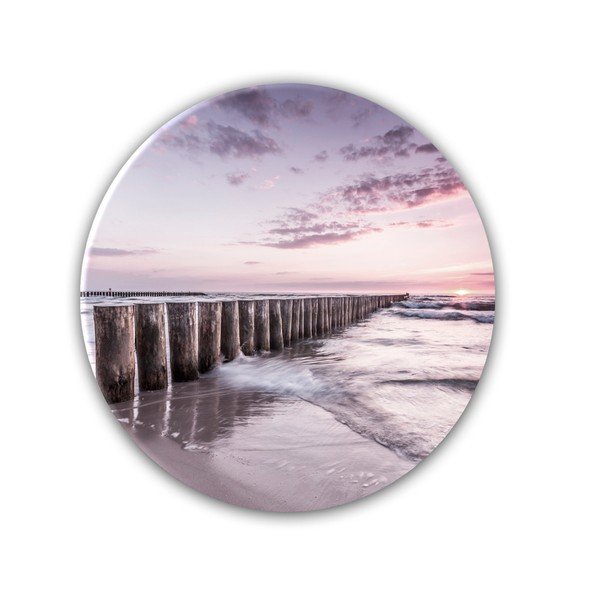 Decorazione da parete Glasspik Ringart Sunset, ø 70 cm - Styler-image-2