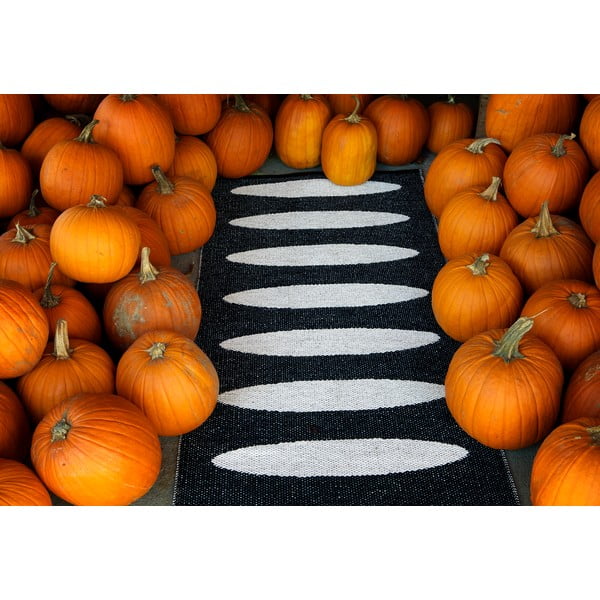 Passatoia da interno/esterno nera 70x150 cm Ella Black – Pappelina-image-1