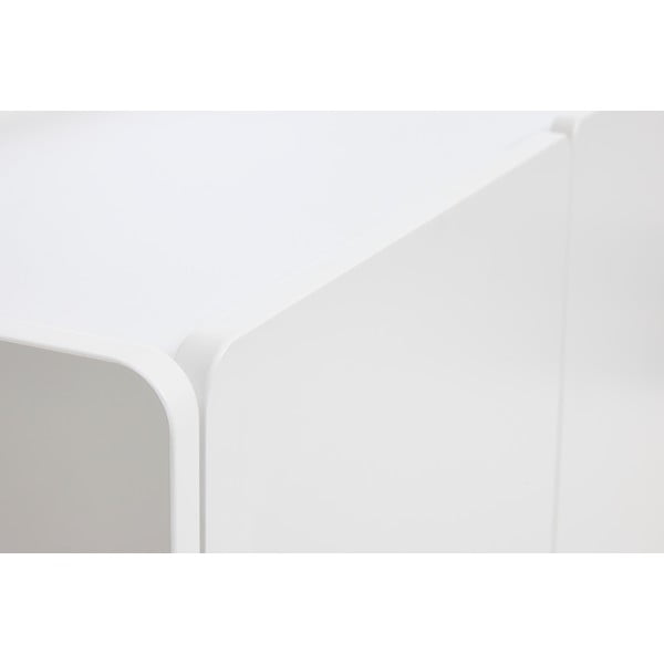 Cassettiera bianca 160x70x45 cm Bera – Unique Furniture-image-3