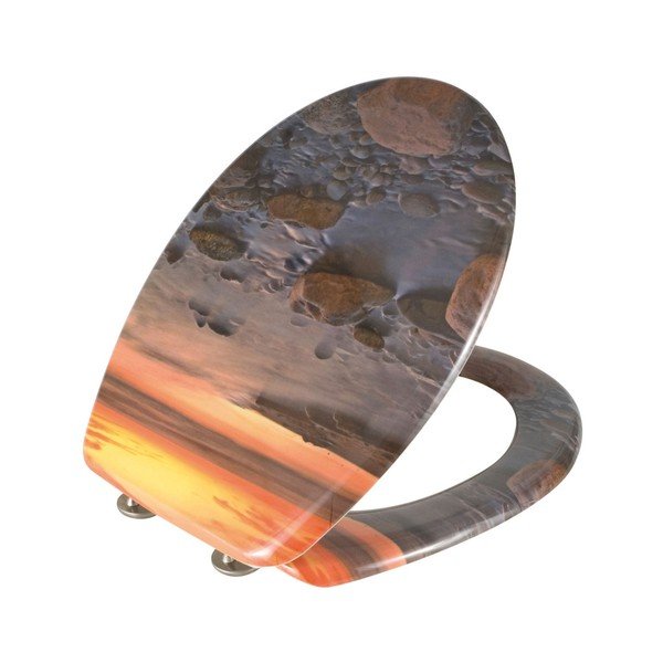 WC sedátko Wenko Stone Shore, 44,5 x 36,5 cm-image-2