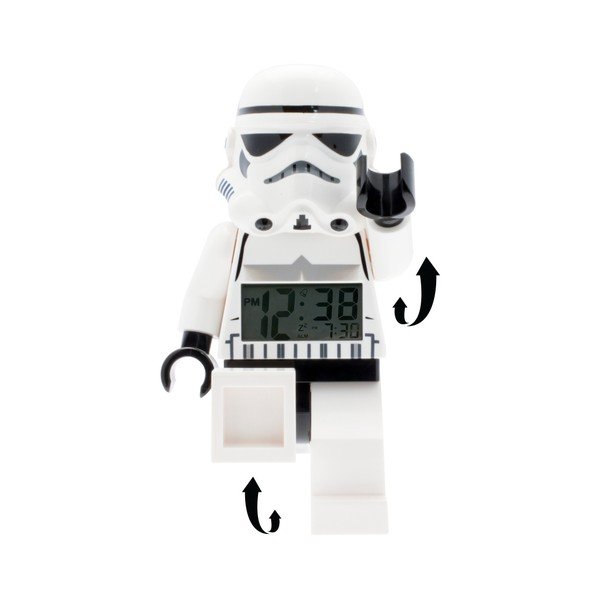 Hodiny s budíkem LEGO® Star Wars Stormtrooper-image-2