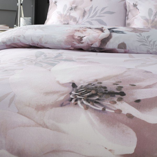 Biancheria da letto rosa , 200 x 200 cm Dramatic Floral - Catherine Lansfield-image-3