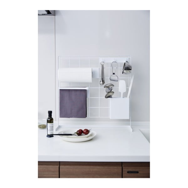 Pannello griglia da cucina bianco Griglia, 52 x 52 cm Tower - YAMAZAKI-image-1