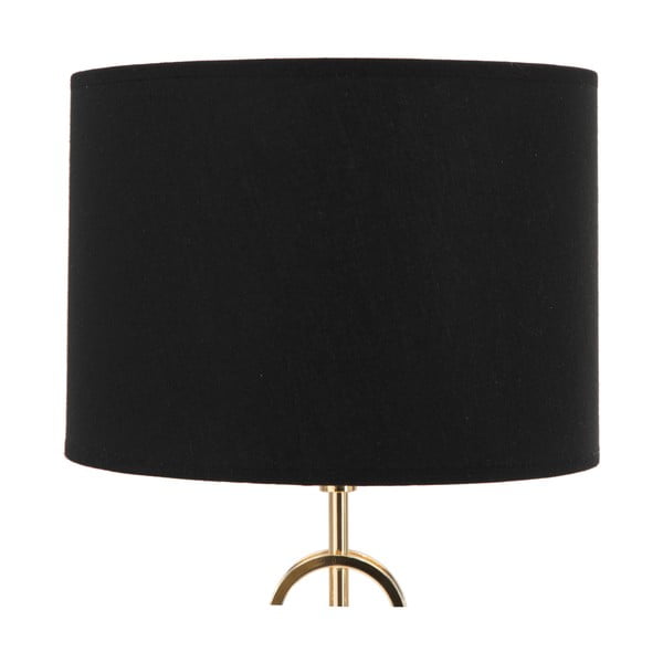 Lampada da tavolo in nero e oro Glam , altezza 54,5 cm Rings - Mauro Ferretti-image-4