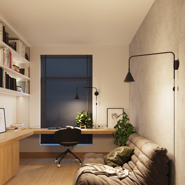 Lampada da parete nera con alimentazione a corrente Zylo – Sollux-image-4