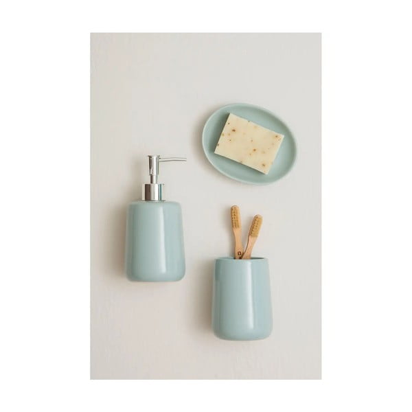 Set di accessori da bagno in pietra azzurra Moon - Premier Housewares-image-1