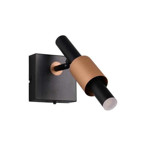 Faretto LED nero e color bronzo 20,5x10 cm Ikaris – Trio Select