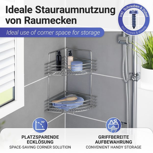 Mensola angolare per il bagno Milano - Wenko-image-3