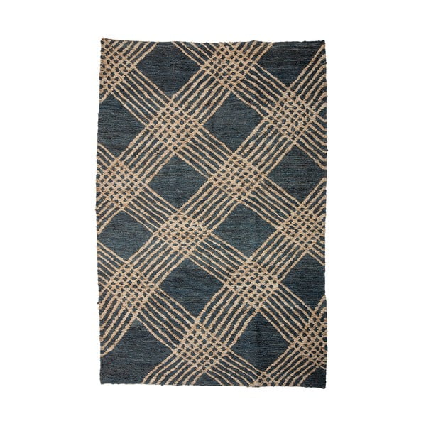 Tappeto color antracite in iuta 150x245 cm Cat – Bloomingville