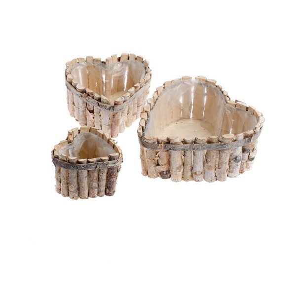 Coprivaso in legno 3 pz. - Dakls