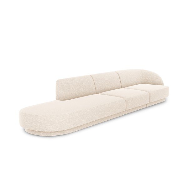 Divano crema 328 cm Miley - Micadoni Home-image-3