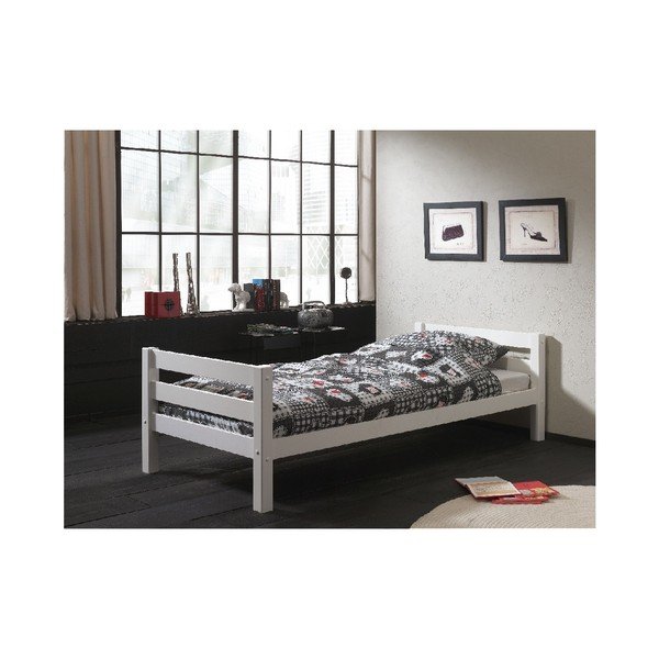 Letto bianco per bambini , 90 x 200 cm Pino - Vipack-image-1