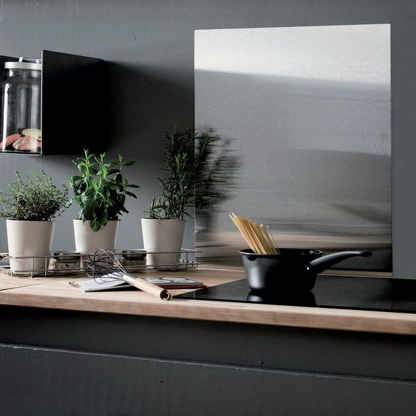 Accessorio per piano cottura in acciaio inox 50x60 cm Splash – Compactor-image-1