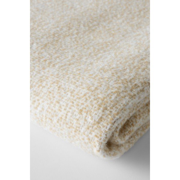 Coperta beige in misto cotone 140x180 cm Rennes – Euromant-image-2