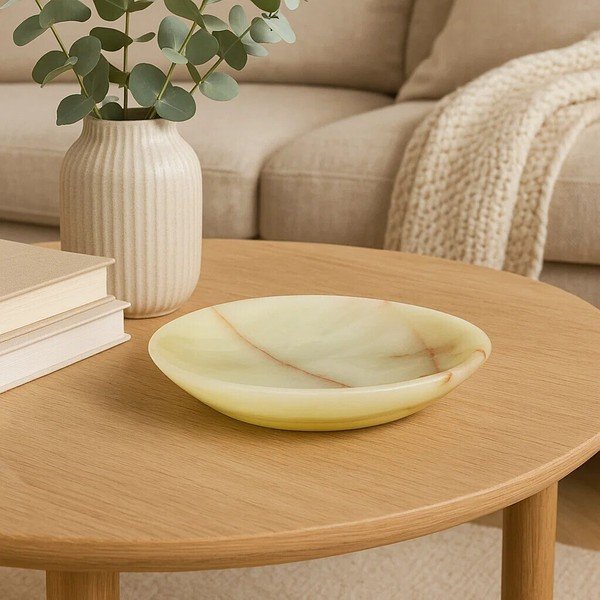 Vassoio decorativo in pietra 12,5x20 cm Oleena – Premier Housewares-image-1