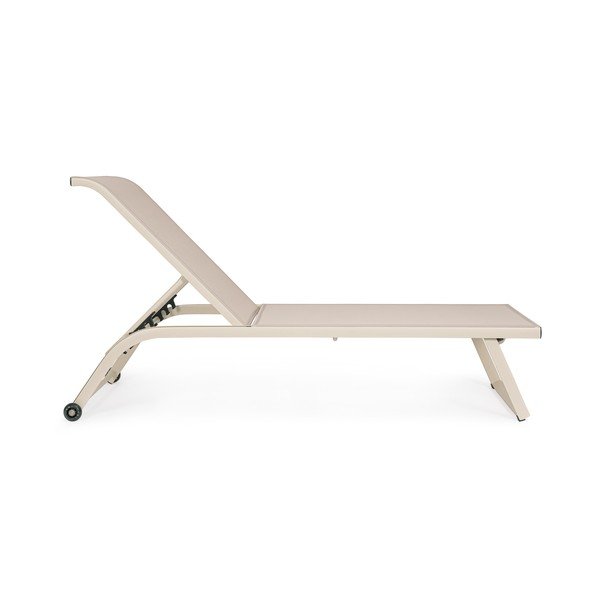 Sdraio da giardino di colore naturale in metallo regolabile Taylor – Bizzotto-image-2