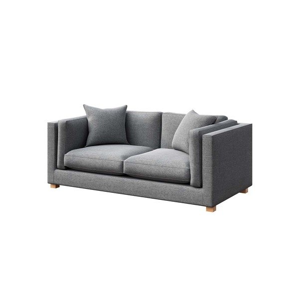 Divano grigio 195 cm Pomo - Ame Yens-image-2