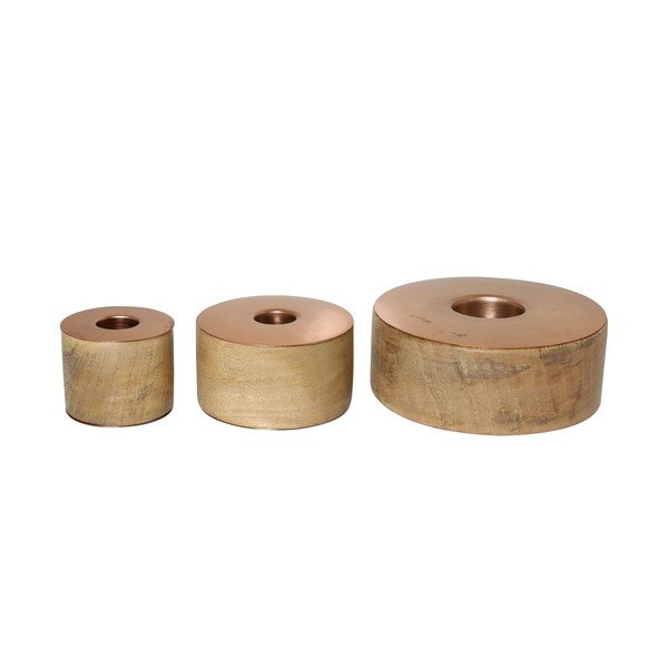 Set di 3 candelieri bifacciali Ceuta - Light & Living