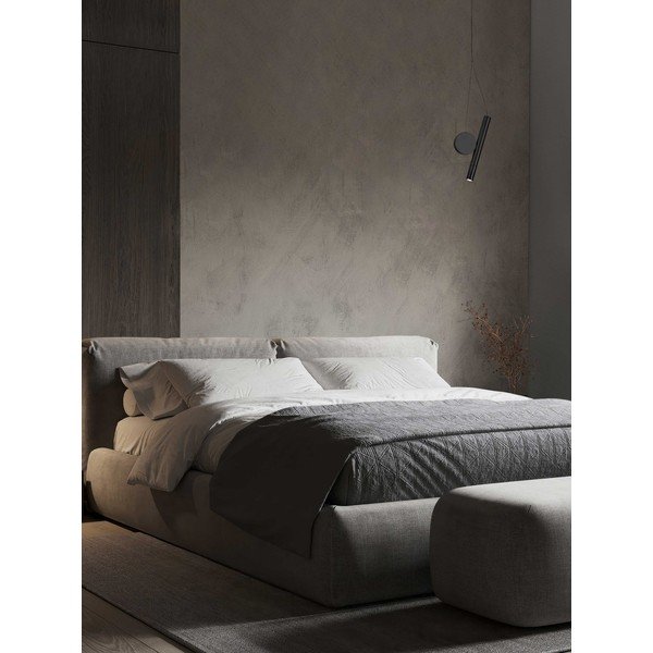 Lampadario LED nero opaco in alluminio ø 23,5 cm Vero – Nova Luce-image-1