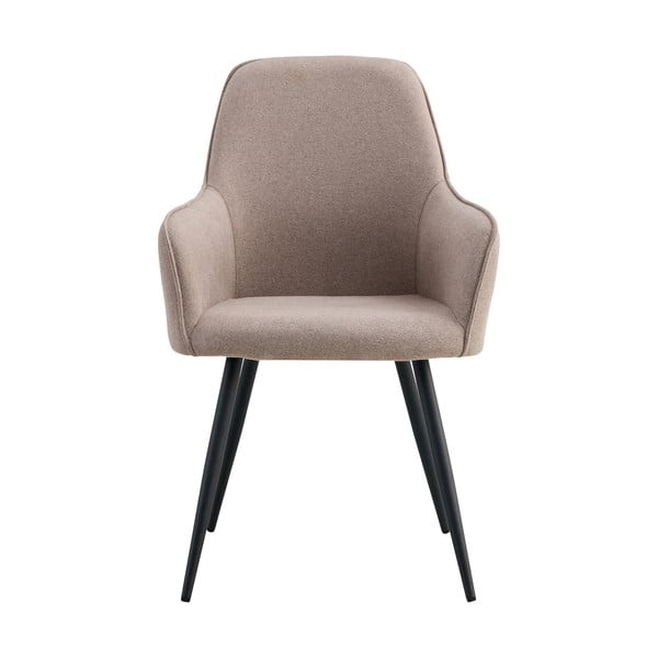 Set di sedie da pranzo grigia in imbottito con braccioli 2 pz Harbo – House Nordic-image-1