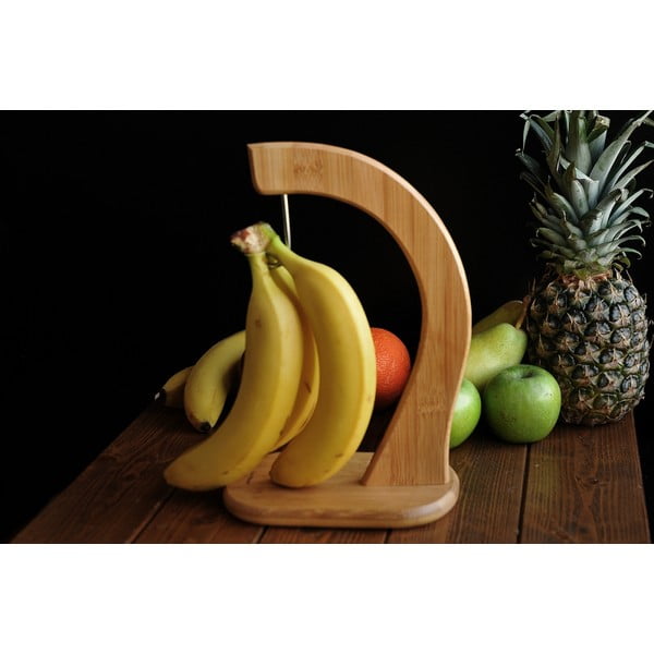 Supporto per banane in bambù , 28 x 12 cm Latano - Bambum-image-1