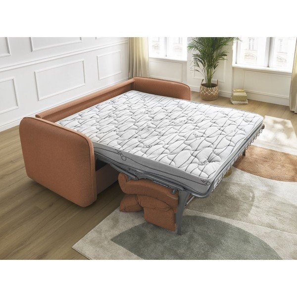 Divano arancione 236 cm Achille – Bobochic Paris-image-1