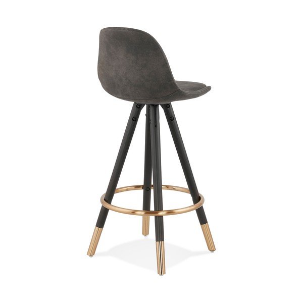 Sedia mini bar, grigia, altezza seduta 65 cm Bruce - Kokoon-image-1