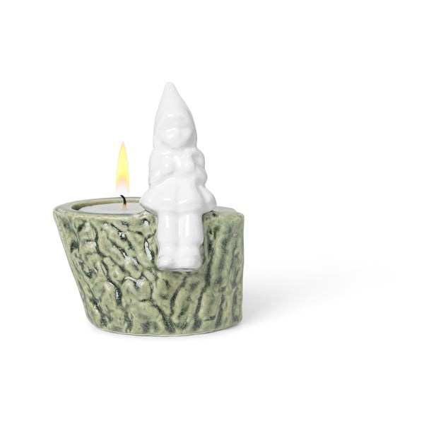 Portacandele natalizio in porcellana e gres, lunghezza 8,5 cm Christmas Tales - Kähler Design-image-2