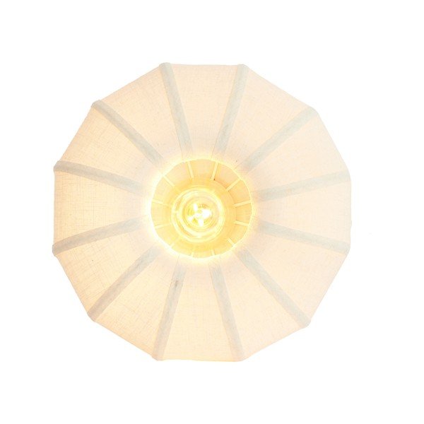 Plafoniera color crema con paralume in tessuto ø 40 cm Zosia – Light & Living-image-3