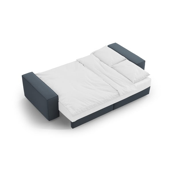 Divano letto blu 247 cm Jodie - Micadoni Home-image-4