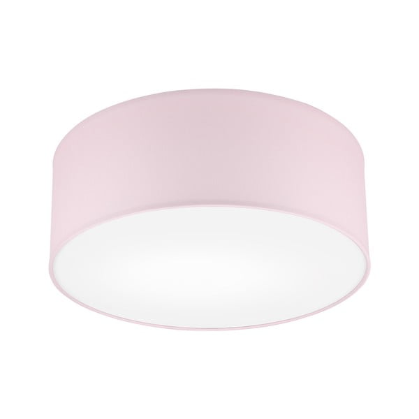 Lampada da soffitto rosa chiaro con paralume in tessuto ø 35 cm Vivian - LAMKUR